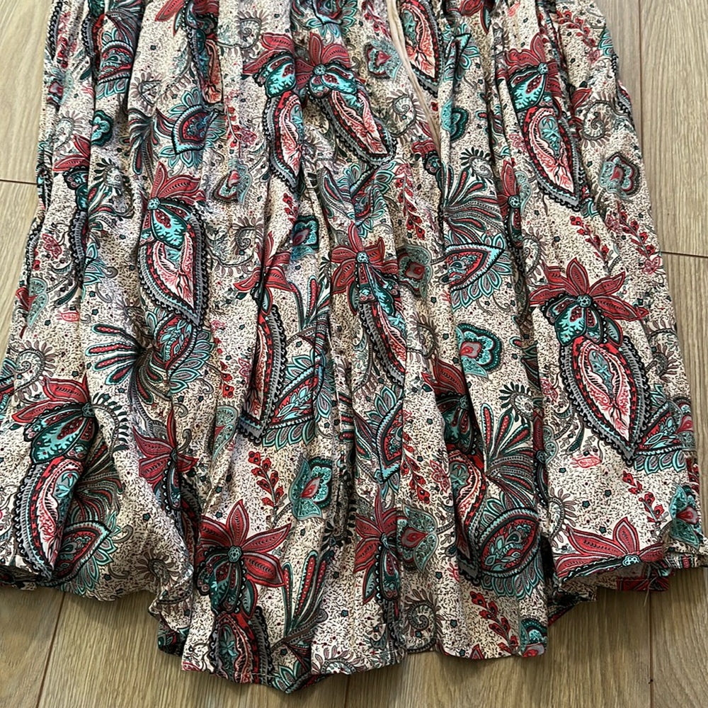 Lotus flower long dress